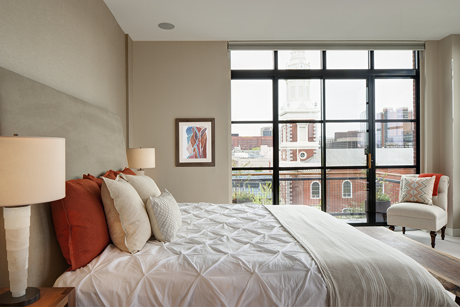 Best interior designer philadelphia master bedroom glenna stone modern cream luxury