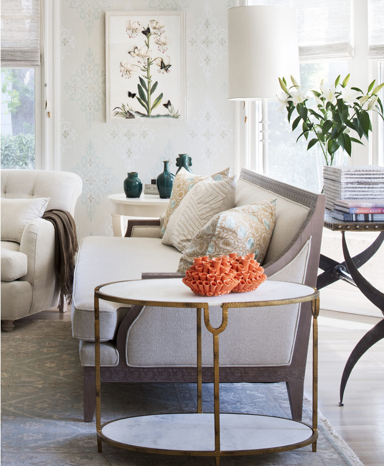 Best Philadelphia interior designer Glenna Stone Kati Curtis living room inspiration