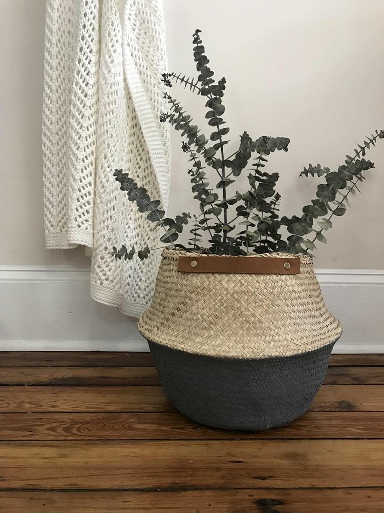 Philadelphia interior designer Glenna Stone housewarming gift leather handle basket Pineapple on Main