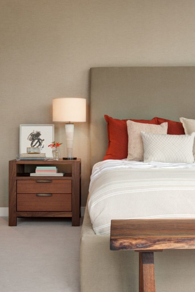 Best Philadelphia interior designer Glenna Stone master bedroom nightstand