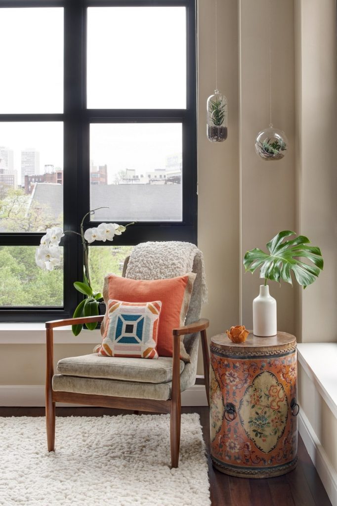 Best Philadelphia interior designer Glenna Stone Asian inspired Philadelphia home design sitting room