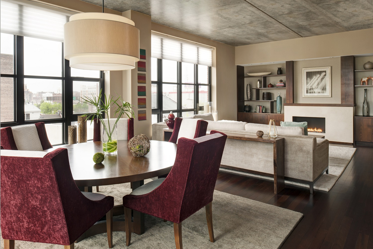 Philadelphia interior designer Glenna Stone dining room