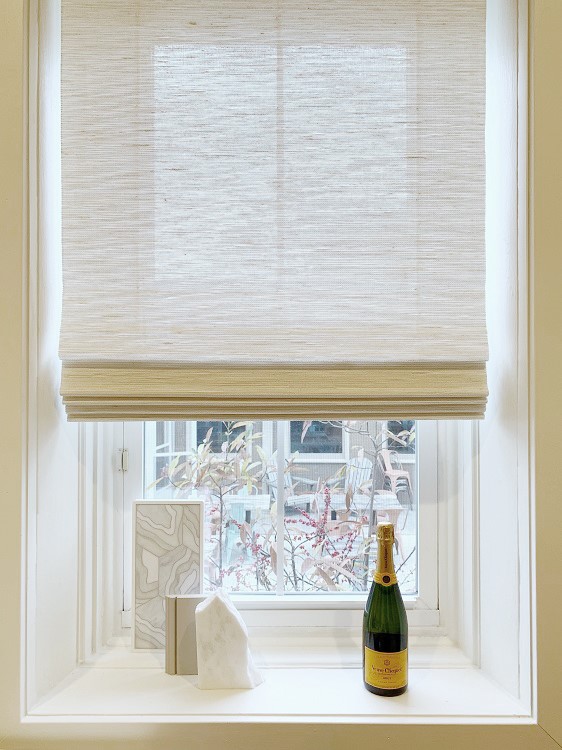 Best Philadelphia interior designer Glenna Stone new design showroom and studio progress window treatments