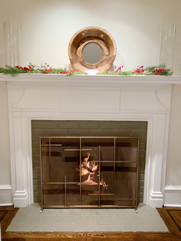 Philadelphia interior designer Glenna Stone fireplaces fireplace design fireplace screen