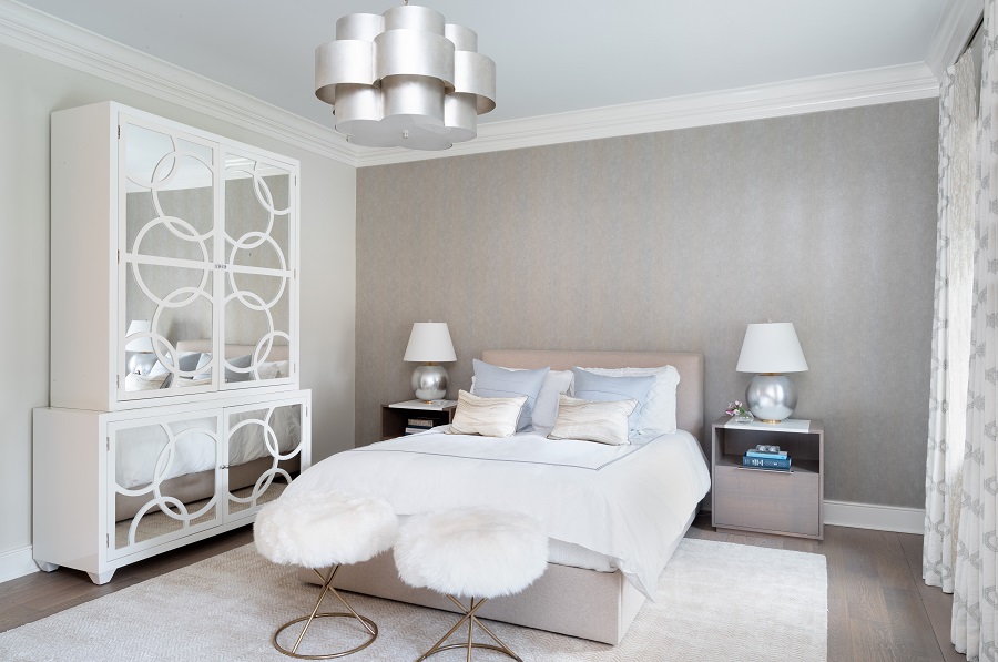 Best Philadelphia interior designer Glenna Stone Wynnewood bedroom renovation after