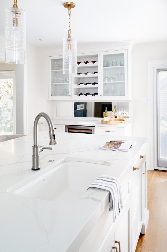 Choosing a kitchen sink material - Glenna Stone Interior Design